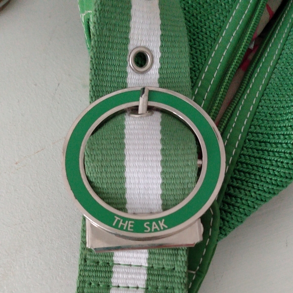 💚The SAk green & white shoulder bag purse - Picture 10 of 13